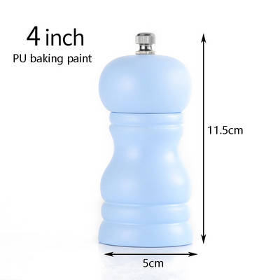 Manuaalne täispuidust soola- ja pipraveski maitseaine veski 4"/5"/6"/8"/10" mitmeotstarbeline köögiriistad