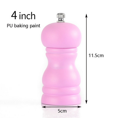 Manuaalne täispuidust soola- ja pipraveski maitseaine veski 4"/5"/6"/8"/10" mitmeotstarbeline köögiriistad