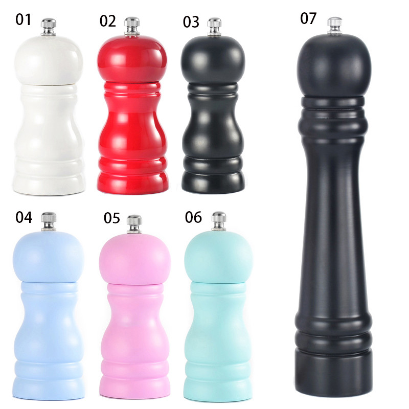 Manuaalne täispuidust soola- ja pipraveski maitseaine veski 4"/5"/6"/8"/10" mitmeotstarbeline köögiriistad