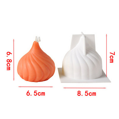 Καλούπι DIY Shell Candle Mold Aromatherapy Candle Plaster Mold 3D Marine Shell Καλούπι σιλικόνης για σαπούνι χτένι Χειροποίητη διακόσμηση σπιτιού χειροτεχνίας