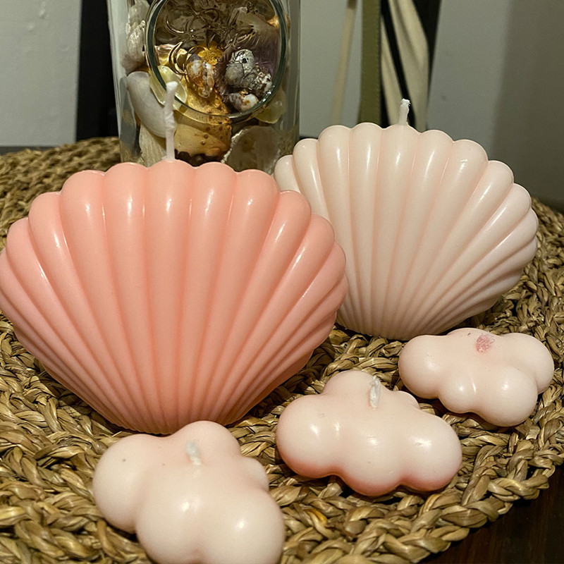 Καλούπι DIY Shell Candle Mold Aromatherapy Candle Plaster Mold 3D Marine Shell Καλούπι σιλικόνης για σαπούνι χτένι Χειροποίητη διακόσμηση σπιτιού χειροτεχνίας