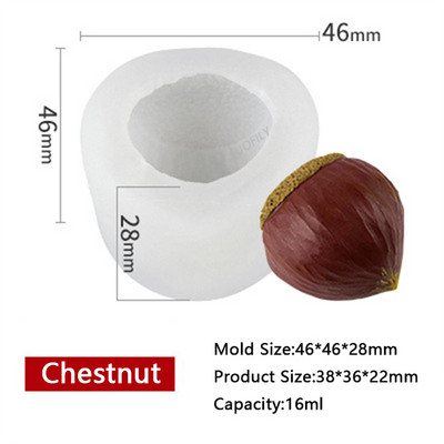 3D zemeņu augļu sveču veidne DIY aromterapija ar rokām gatavota sojas vaska veidne virtuves rīki kūkas ziepes silikona sveces veidne