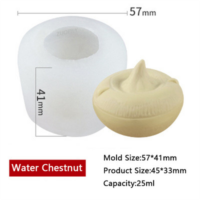 3D zemeņu augļu sveču veidne DIY aromterapija ar rokām gatavota sojas vaska veidne virtuves rīki kūkas ziepes silikona sveces veidne