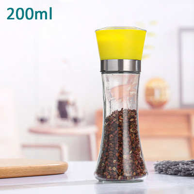 Soola- ja pipraveskid korduvtäidetavad roostevabast terasest vürtsiveskid pipra loksutajad reguleeritavad jämedusveskid köögividinad