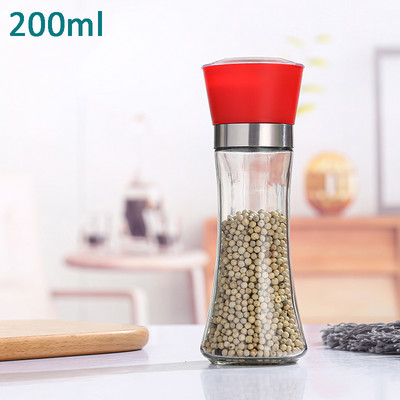 Soola- ja pipraveskid korduvtäidetavad roostevabast terasest vürtsiveskid pipra loksutajad reguleeritavad jämedusveskid köögividinad