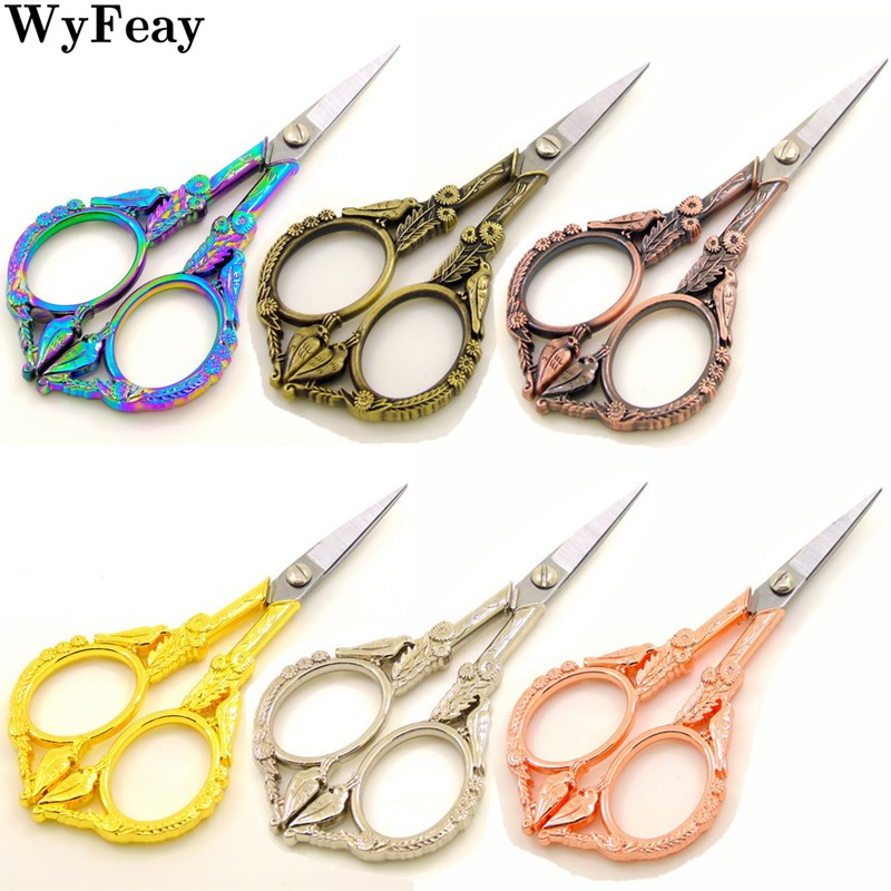 Little Bird Vintage Tailor Cross Dūriens Retro Zakka Šķēres Audums Rokdarbi Amatniecība Izšūšana Kancelejas preces Diegi Instrumenti Šūšana