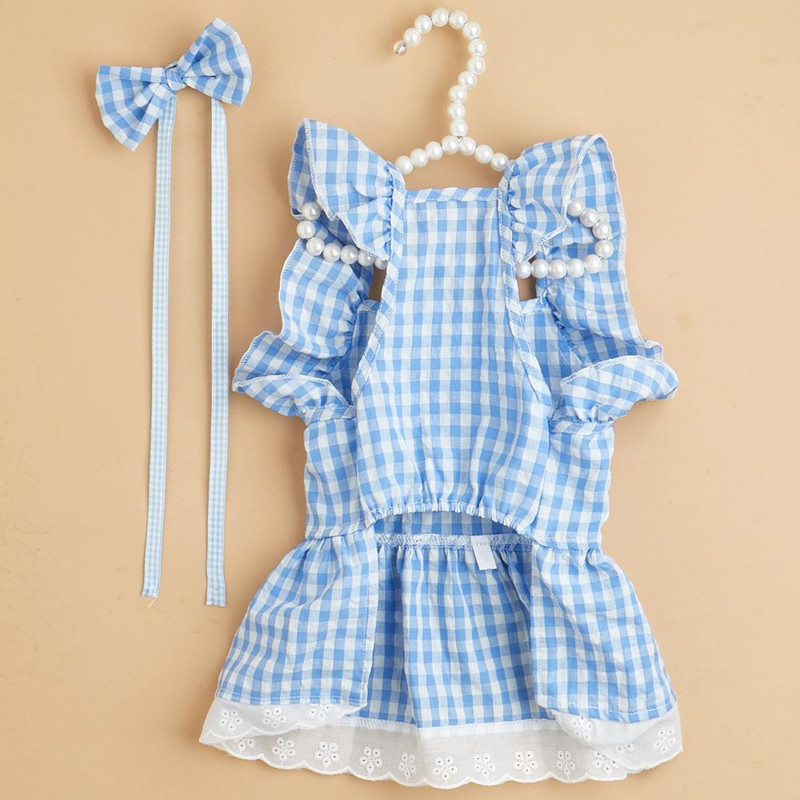 Jauka suņu kleita Ērta kaķu kleita ar džemperi, pārģērbšanās kaķu krekls Mājdzīvnieku suņu kleita Vasaras drēbes