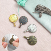 Vintage metallist õmblusniidi lõnga lõikaja ripatsitarvikud tikandid isetegemise tööriist Antiikpronks käsitöö õmblustööriistad