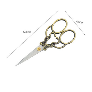 Ψαλίδι από κοφτερό ανοξείδωτο ατσάλι Retro Zig Zag Fabric Scissors Golden Craft Scissors για κεντήματα και χειροτεχνίες Vintage Paper Scissors