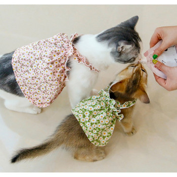 Φόρεμα για κατοικίδια Άνοιξη Καλοκαίρι Λεπτή γάτα σκύλος Ζαρτιέρες γατάκι κουτάβι φλοράλ γιλέκο Πριγκίπισσα Ρούχα για σκύλους Ρούχα για κατοικίδια Τσιουάουα