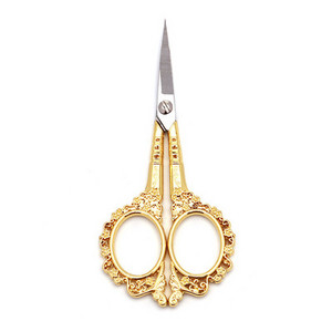 Vintage šūšanas šķērveida ziedu šķēres, izšūšanas dāvanas, pārnēsājamas griešanas nerūsējošā tērauda krustdūriens mājsaimniecības DIY roku darbs