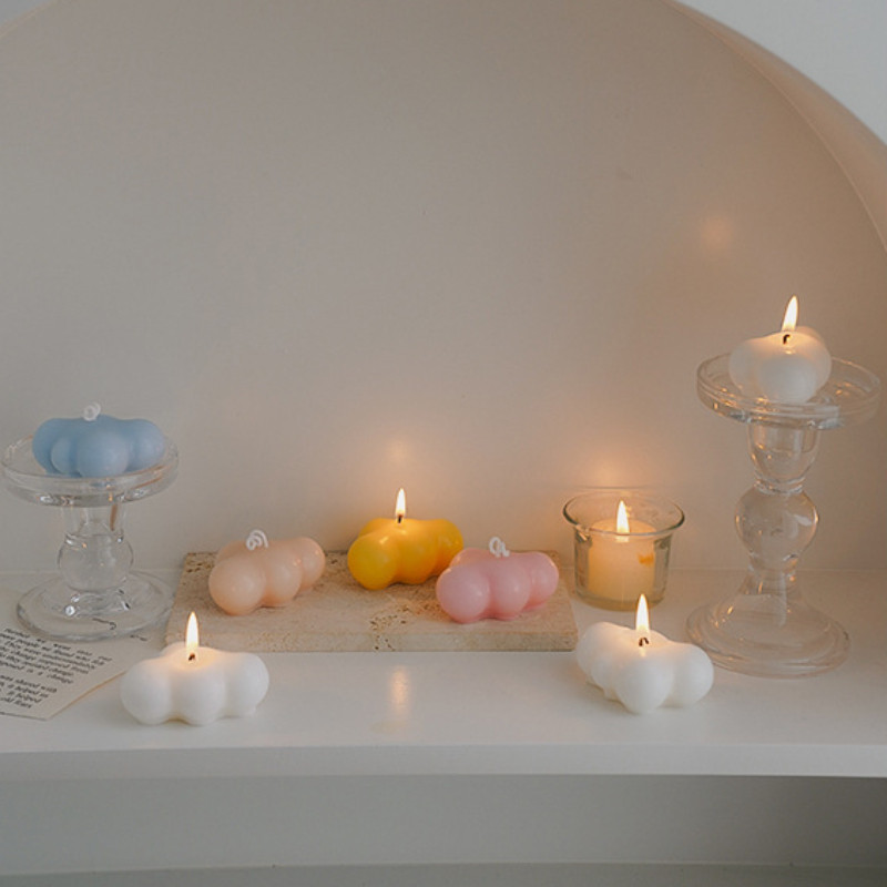 3D-pilvekujuline silikoonvorm vaiguvaluvormid DIY seebiküünalde valmistamine vormid pilvekristall käsitsi valmistatud käsitöö kodukaunistus