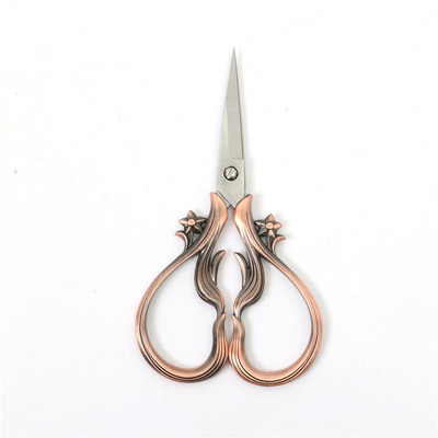 Vintage Šķēres Retro Antique Tailor Šķēres zigzaga Rokdarbi Audumu griezējs Izšūšanas un Šūšanas Šķēres Diegu piederumi