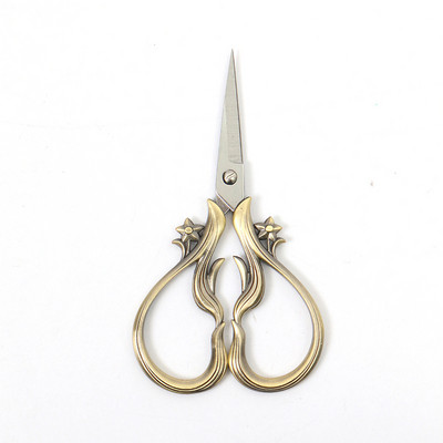 Vintage Šķēres Retro Antique Tailor Šķēres zigzaga Rokdarbi Audumu griezējs Izšūšanas un Šūšanas Šķēres Diegu piederumi