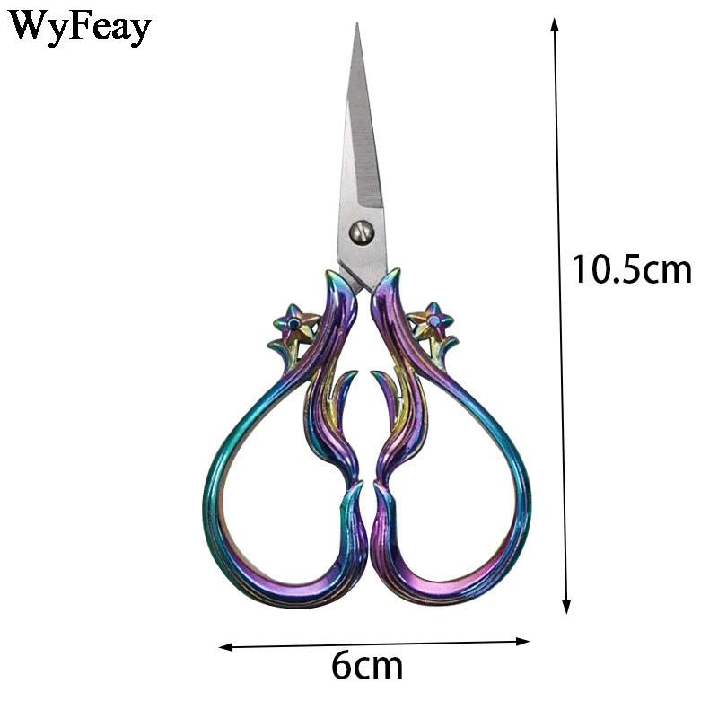 Vintage Šķēres Retro Antique Tailor Šķēres zigzaga Rokdarbi Audumu griezējs Izšūšanas un Šūšanas Šķēres Diegu piederumi