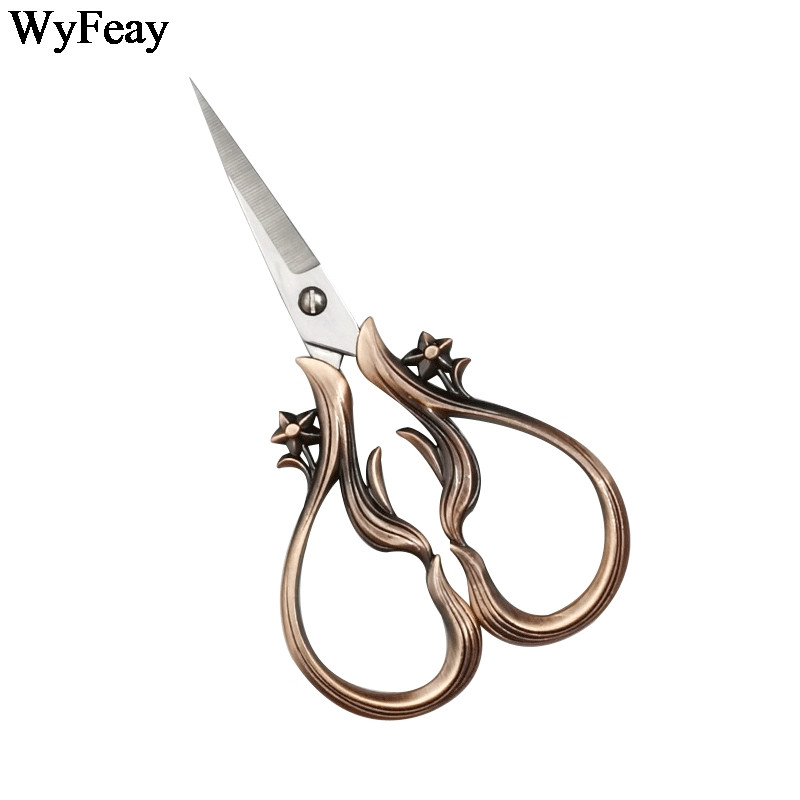 Vintage Šķēres Retro Antique Tailor Šķēres zigzaga Rokdarbi Audumu griezējs Izšūšanas un Šūšanas Šķēres Diegu piederumi