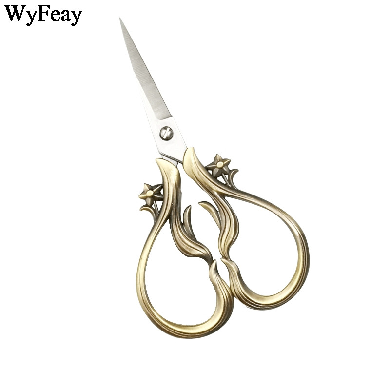 Vintage Šķēres Retro Antique Tailor Šķēres zigzaga Rokdarbi Audumu griezējs Izšūšanas un Šūšanas Šķēres Diegu piederumi