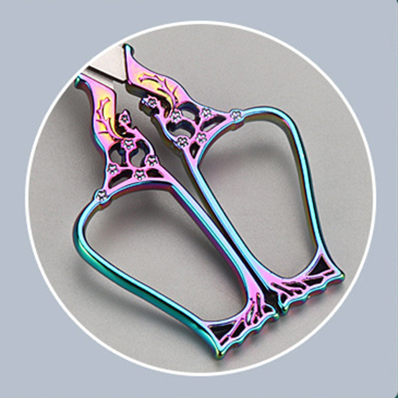 Retro ģitāras vāzes formas drēbnieka šķēres papīra griezējam Rokdarbi Izšūšana Kancelejas piederumi Šķēres DIY Amatniecības šūšanas piederumi