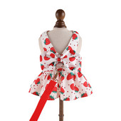 Jauna pavasara suņu apkakles svārki mājdzīvnieku zirglietas ar krūšu siksnu Vilces virvi Kaķu suņiem Apģērbi Zirglietas Veste Princeses mājdzīvnieku kleita XS-XXL