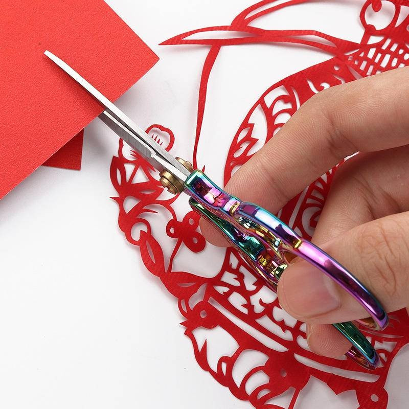 Izšūšanas Šķēres Mazas Profesionālas Nerūsējošā tērauda Šūšanas Vintage Rokturis Ass Smails priekš DIY Instrumenti Amatniecības griešanas drēbnieks