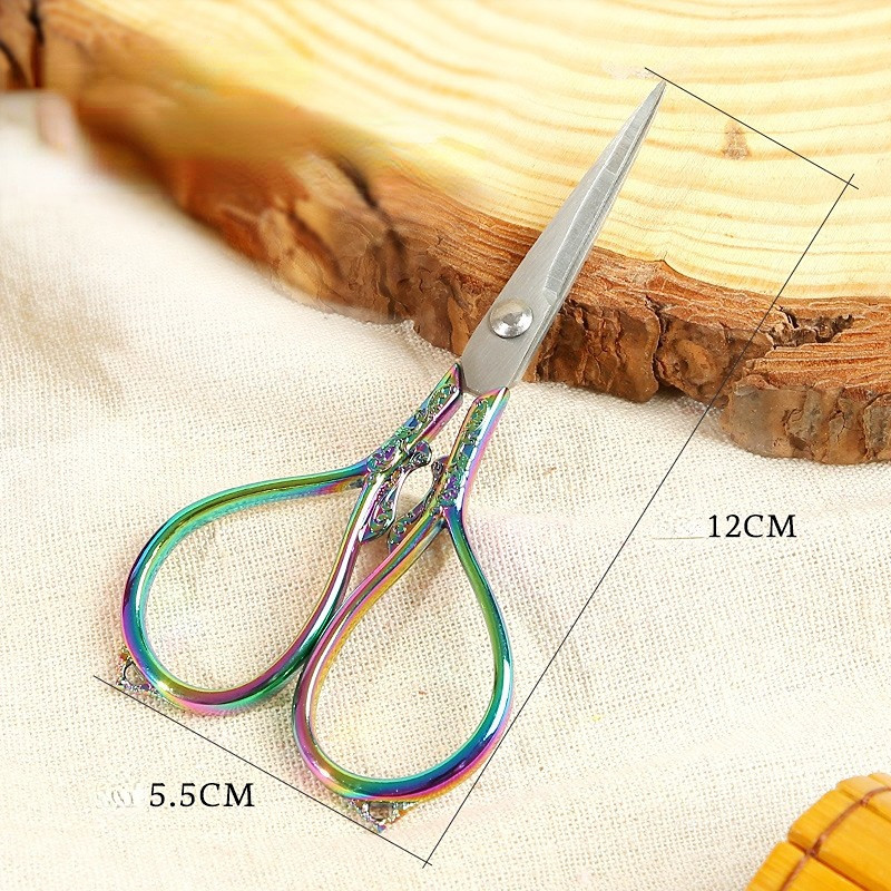 Retro šūšana Rokdarbi Šķēres Mājsaimniecības Izšūšana Diegi Šķēres Rokdarbu instrumenti Atzarošana Drēbnieks Šķēres DIY Auduma šķēres