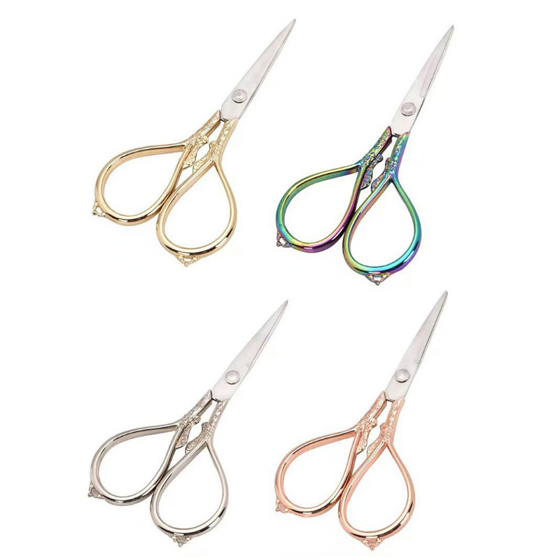 Retro šūšana Rokdarbi Šķēres Mājsaimniecības Izšūšana Diegi Šķēres Rokdarbu instrumenti Atzarošana Drēbnieks Šķēres DIY Auduma šķēres