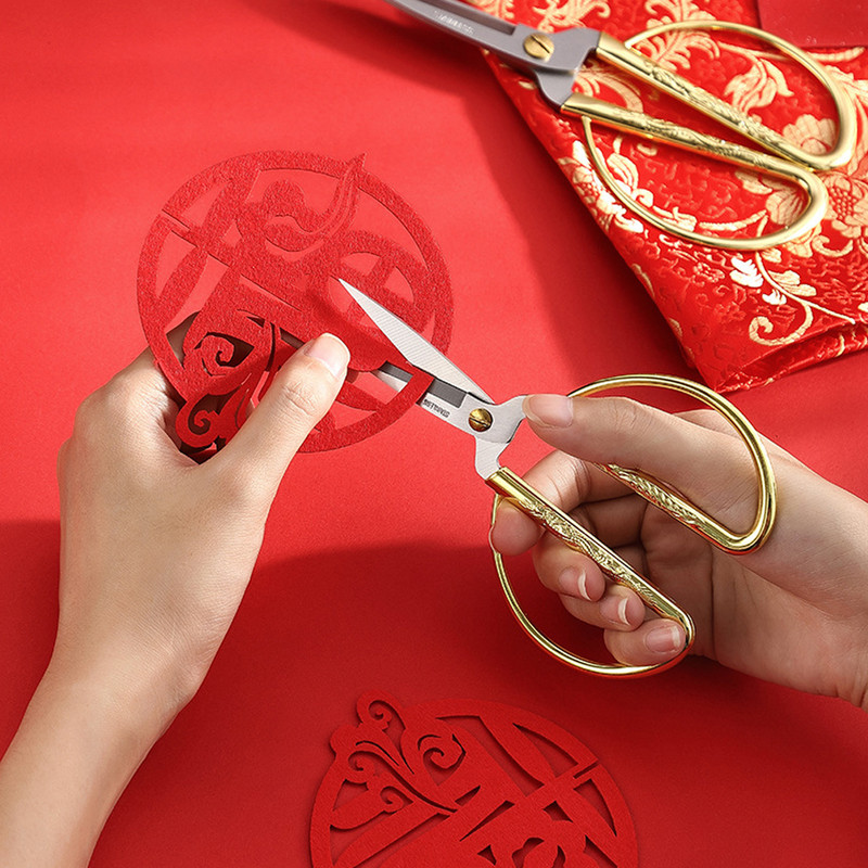 Vintage rätsepakäärid siksakäärid, vastupidavad käärid õmblemiseks käsitööks, õmblemiseks ja rätsepatööks Professionaalne tikandite õmblustööriist