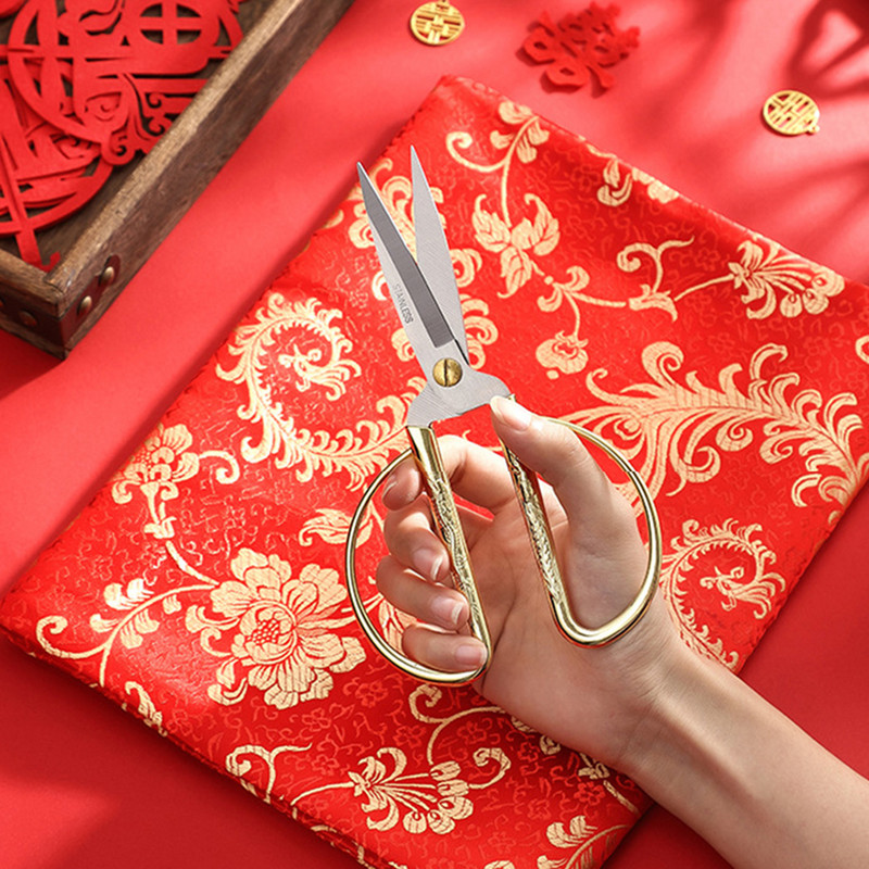 Vintage rätsepakäärid siksakäärid, vastupidavad käärid õmblemiseks käsitööks, õmblemiseks ja rätsepatööks Professionaalne tikandite õmblustööriist