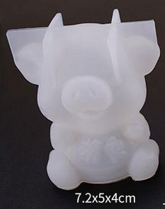 3D dzīvnieku sveču veidne ar rokām darināta lauva lācis suns silikona betona veidne fondant kūkas dekorēšanas rīki dekorēšanas galds