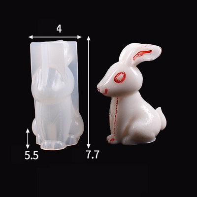 3D dzīvnieku sveču veidne ar rokām darināta lauva lācis suns silikona betona veidne fondant kūkas dekorēšanas rīki dekorēšanas galds