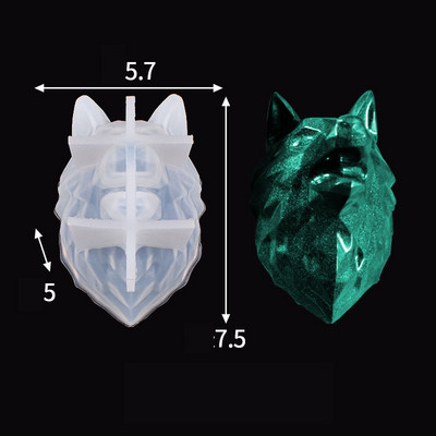 3D dzīvnieku sveču veidne ar rokām darināta lauva lācis suns silikona betona veidne fondant kūkas dekorēšanas rīki dekorēšanas galds