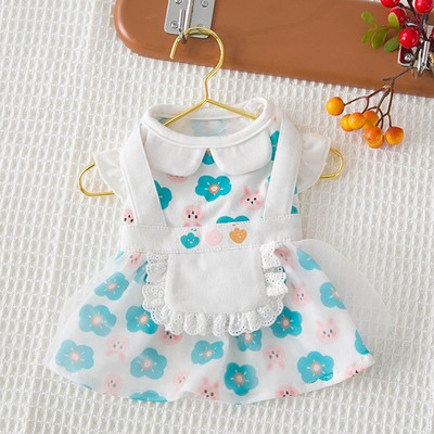 Armas koerakleit Lilleline koera võrkkleit kassipoeg kutsikas lemmiklooma seelik suvine koerariided vibu pits koera printsessi kleit chihuahua riided