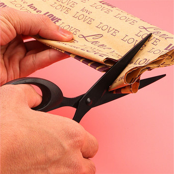 1 бр. Черни прозрачни шивашки ножици за рязане на платове Ножица за канцеларски материали Ножици за бродерия на хартия Аксесоари за шиене