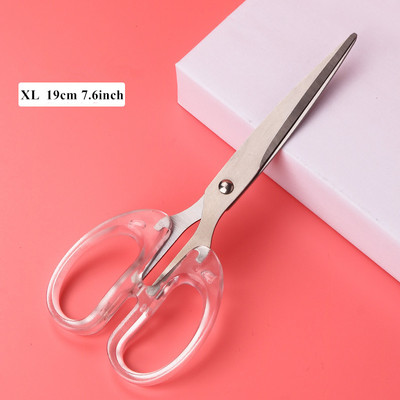 1 tk mustad läbipaistvad rätsepakäärid kanga lõikamiseks Tailor kirjatarbed lõikur Paber tikandid käärid tarvikud õmblemine