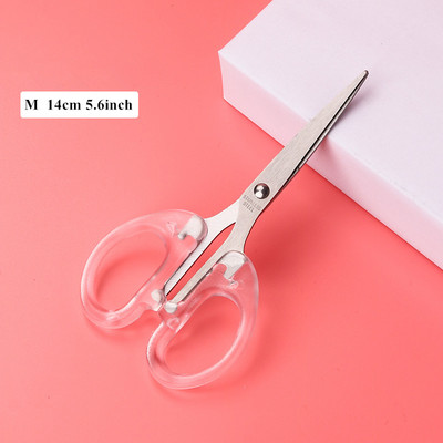 1 tk mustad läbipaistvad rätsepakäärid kanga lõikamiseks Tailor kirjatarbed lõikur Paber tikandid käärid tarvikud õmblemine