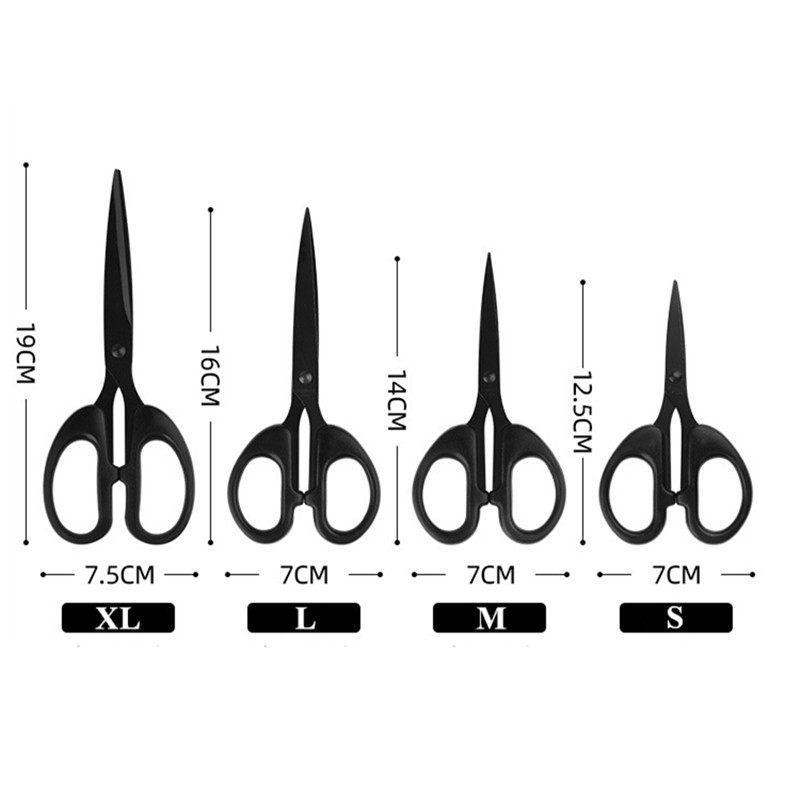 1 tk mustad läbipaistvad rätsepakäärid kanga lõikamiseks Tailor kirjatarbed lõikur Paber tikandid käärid tarvikud õmblemine