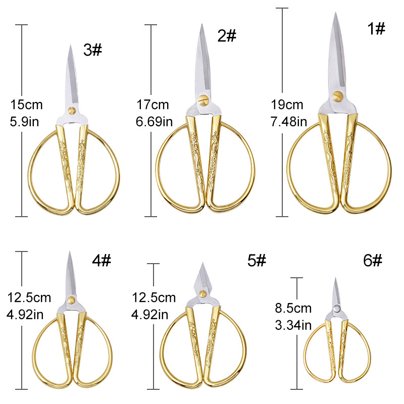 SHWAKK arany vintage hímzésvarró szabó olló keresztszemes kézimunka olló barkácsolló textilvarró ollóhoz