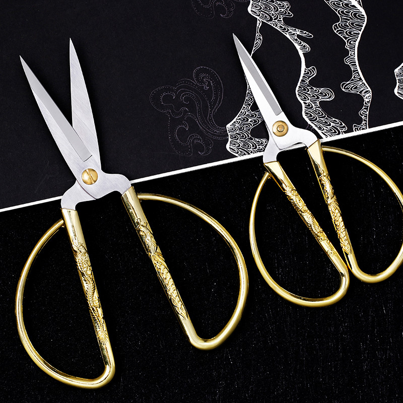 SHWAKK arany vintage hímzésvarró szabó olló keresztszemes kézimunka olló barkácsolló textilvarró ollóhoz