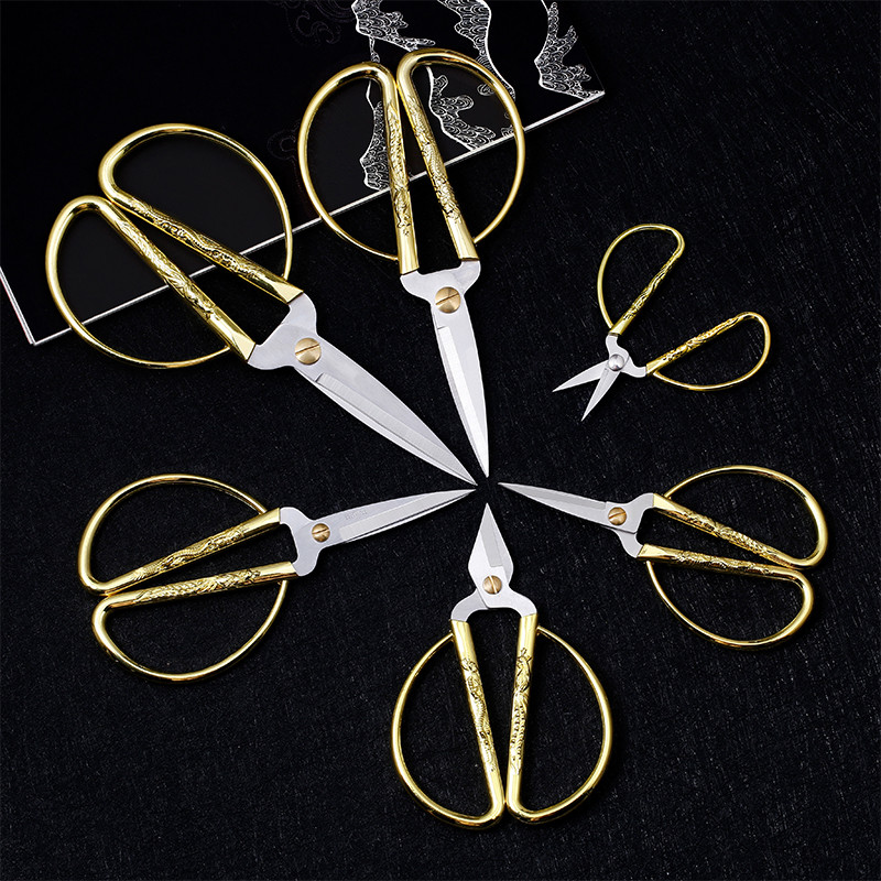 SHWAKK arany vintage hímzésvarró szabó olló keresztszemes kézimunka olló barkácsolló textilvarró ollóhoz