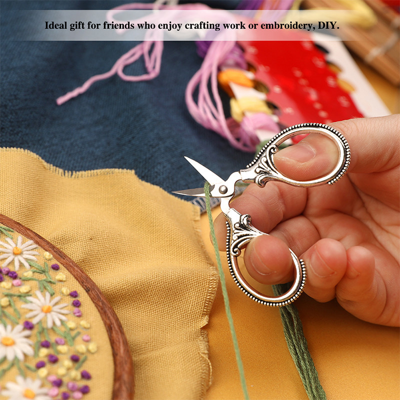 SHWAKK izšūšanas drēbnieku šķēres nerūsējošā tērauda asas šķēres šūšanai amatniecības mākslas pavedieni rokdarbi DIY instrumenti šķēres