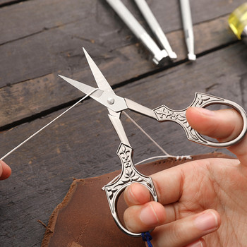 SHWAKK Винтидж шивашки ножици Шевни бродерии Занаятчийски конци Ножици за плат за рязане на тъкани Ножици за ръкоделие