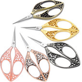 SHWAKK 1 tk tikandid käärid Retro näputöö õmbluskäärid roostevabast terasest professionaalsed rätsepa õmblus- ja teppimiskäärid