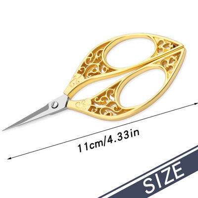 SHWAKK 1 tk tikandid käärid Retro näputöö õmbluskäärid roostevabast terasest professionaalsed rätsepa õmblus- ja teppimiskäärid