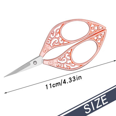 SHWAKK 1 tk tikandid käärid Retro näputöö õmbluskäärid roostevabast terasest professionaalsed rätsepa õmblus- ja teppimiskäärid