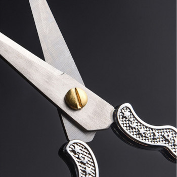Retro Scissors Sharp Μικρό Χρυσό Ψαλίδι για Ράψιμο και Κεντήματα Χειροποίητα Εργαλεία Diy Ψαλίδι Ραπτικής Craft Ζιγκ-ζαγκ Ψαλίδι