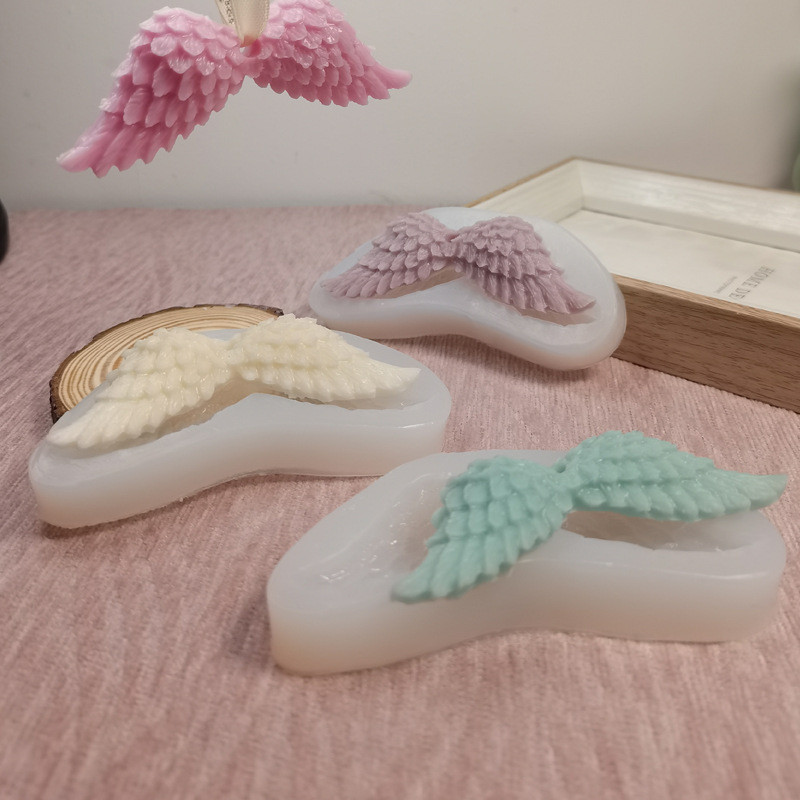 Angel Wing silikoonvorm mood ripatsvorm DIY käsitöö koogivorm küpsetustööriistad kookide kaunistamise tööriistad kommide tassikoogi koogivormid