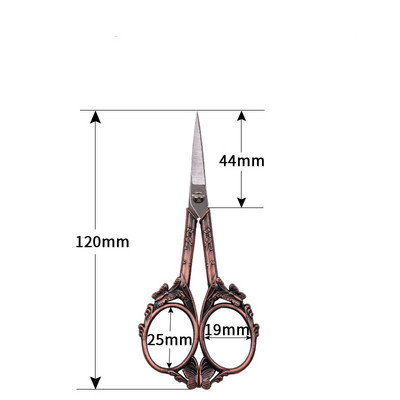 Nerūsējošā tērauda vintage šķēres šūšanas audumu griezējs izšūšanas šķēres drēbnieks šķērveida diegu šķēres instrumenti šūšanas šķērēm