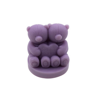 Καλούπι 3D Bear Candle Mould Όλα τα είδη Μικρού Ζώου Άγαλμα Κεριού σιλικόνης DIY Handmade Mold Candle Making Supplies καλούπι κεριών
