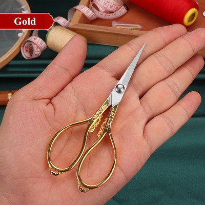 Vintage ψαλίδι ράψιμο ύφασμα κεντήματα κεντήματα ψάρεμα ρετρό σταυροβελονιά Beard Tailor ψαλίδι με κλωστή Εργαλεία κοπής Ψαλίδι