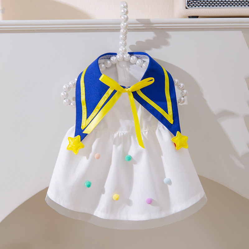 Armas suvine printsess seelik Lemmiklooma koera riided Armas kleit koertele Riietus Kass väikeses kirjas Armas õhuke kevadsuvine tüdruk Chihuahua